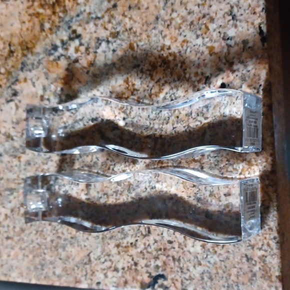 Lenox crystal candlesticks - Picture 8 of 9